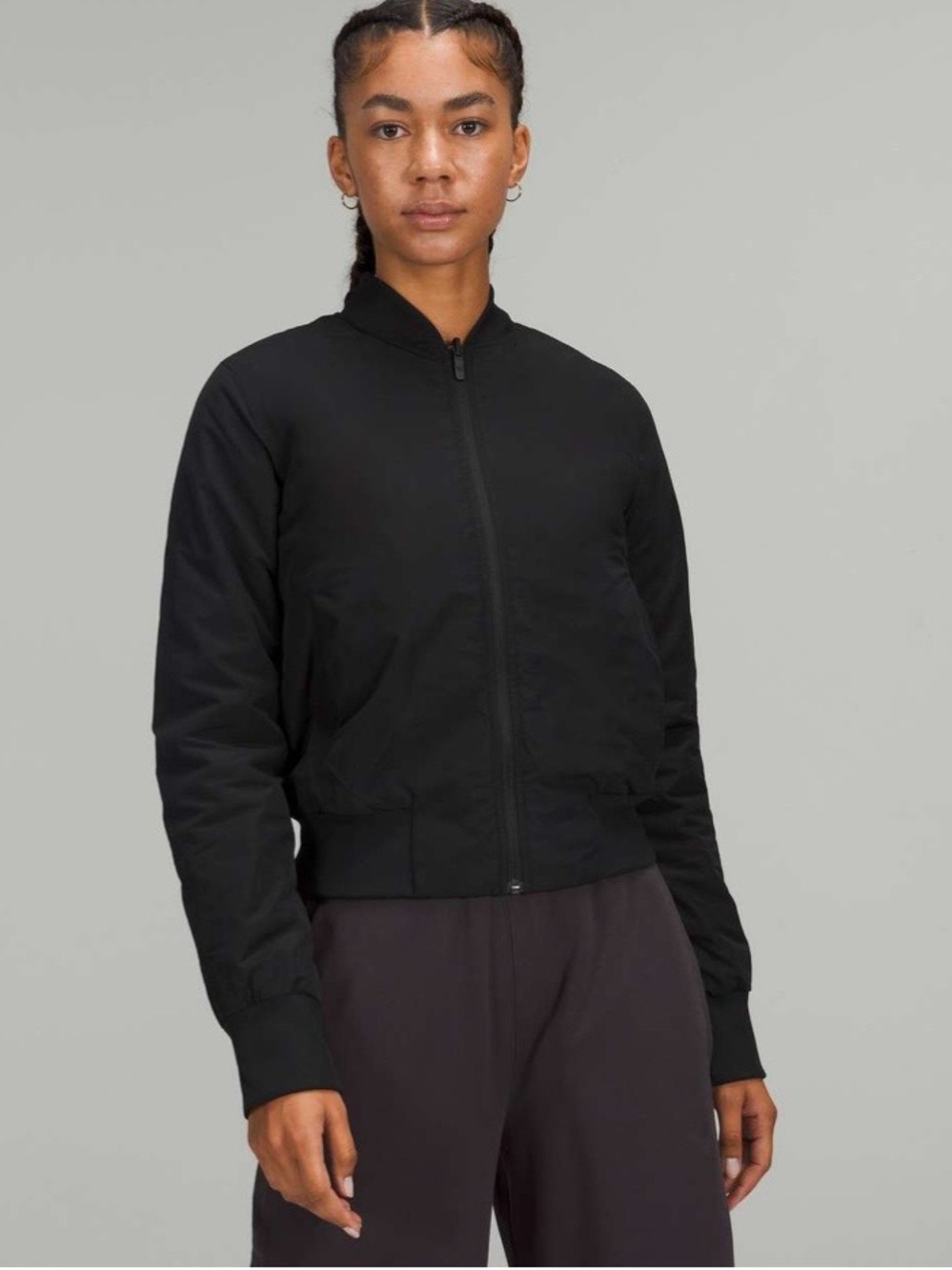 Lululemon non stop bomber jacket size 4